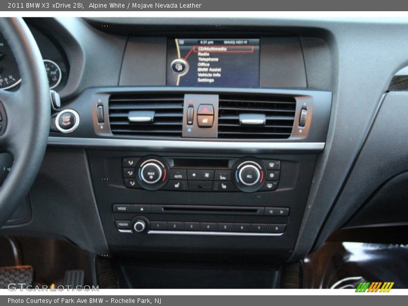 Alpine White / Mojave Nevada Leather 2011 BMW X3 xDrive 28i