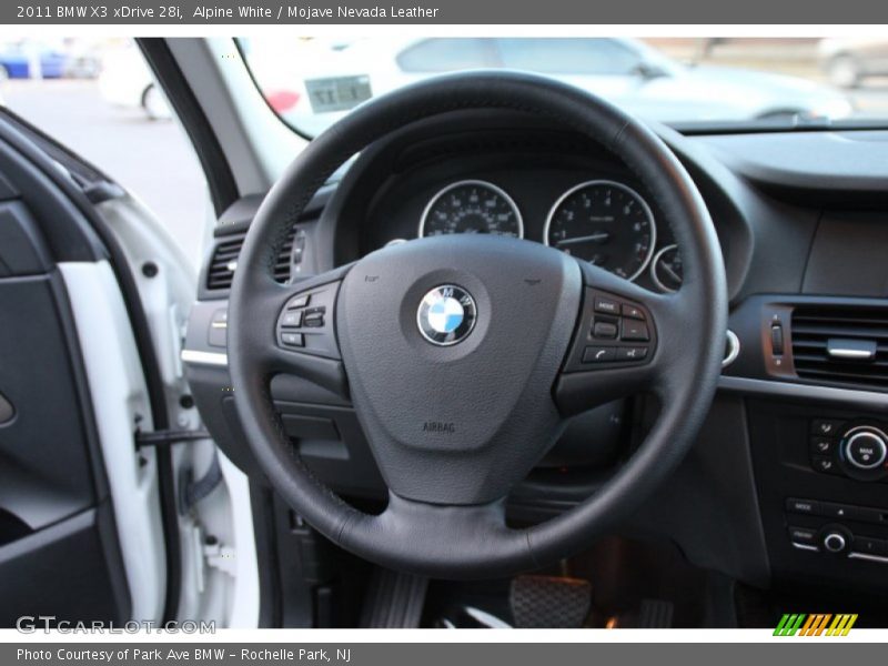 Alpine White / Mojave Nevada Leather 2011 BMW X3 xDrive 28i