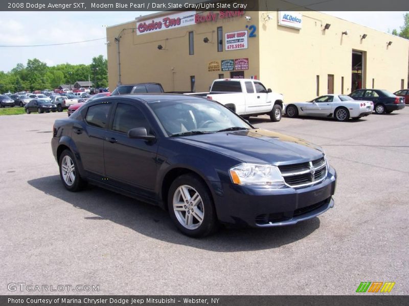 Modern Blue Pearl / Dark Slate Gray/Light Slate Gray 2008 Dodge Avenger SXT