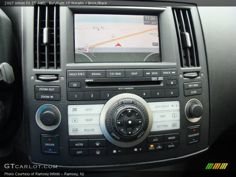 Beryllium 16 Metallic / Brick/Black 2007 Infiniti FX 35 AWD