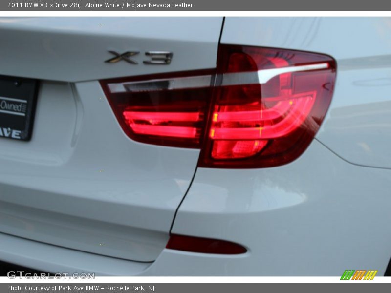 Alpine White / Mojave Nevada Leather 2011 BMW X3 xDrive 28i
