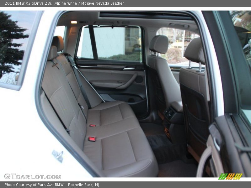 Alpine White / Mojave Nevada Leather 2011 BMW X3 xDrive 28i