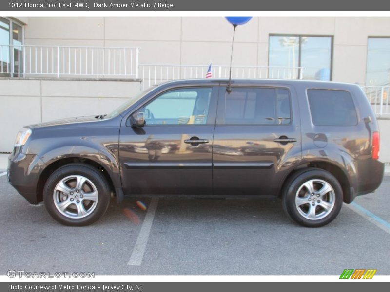  2012 Pilot EX-L 4WD Dark Amber Metallic