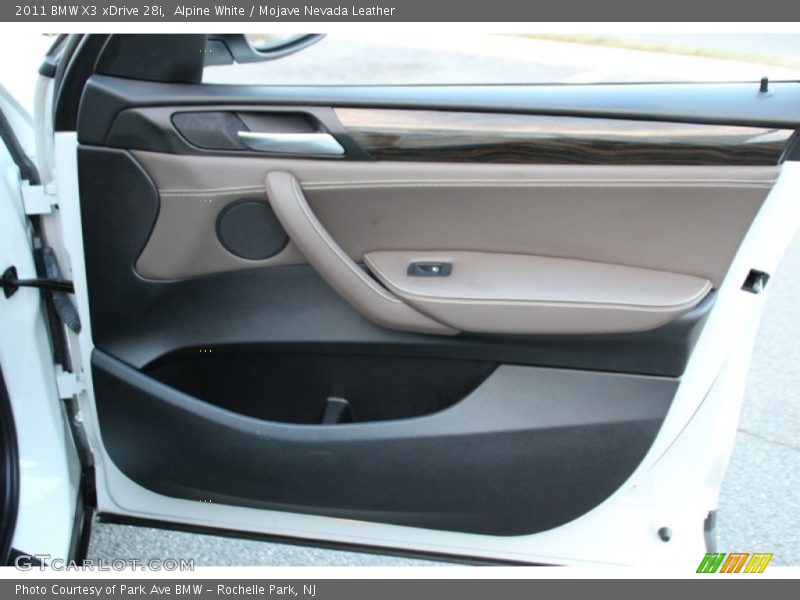 Alpine White / Mojave Nevada Leather 2011 BMW X3 xDrive 28i