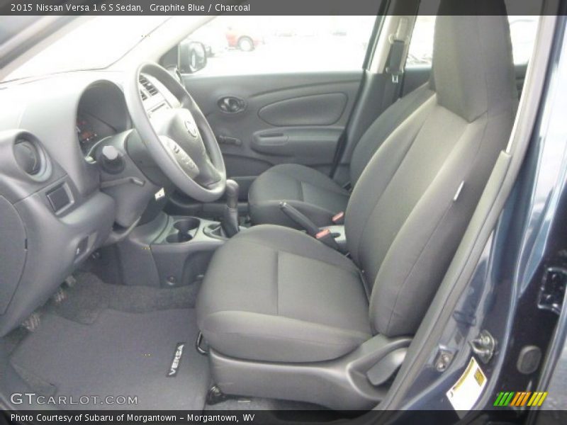 Graphite Blue / Charcoal 2015 Nissan Versa 1.6 S Sedan