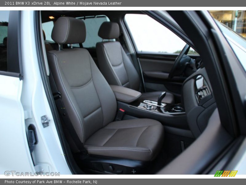 Alpine White / Mojave Nevada Leather 2011 BMW X3 xDrive 28i