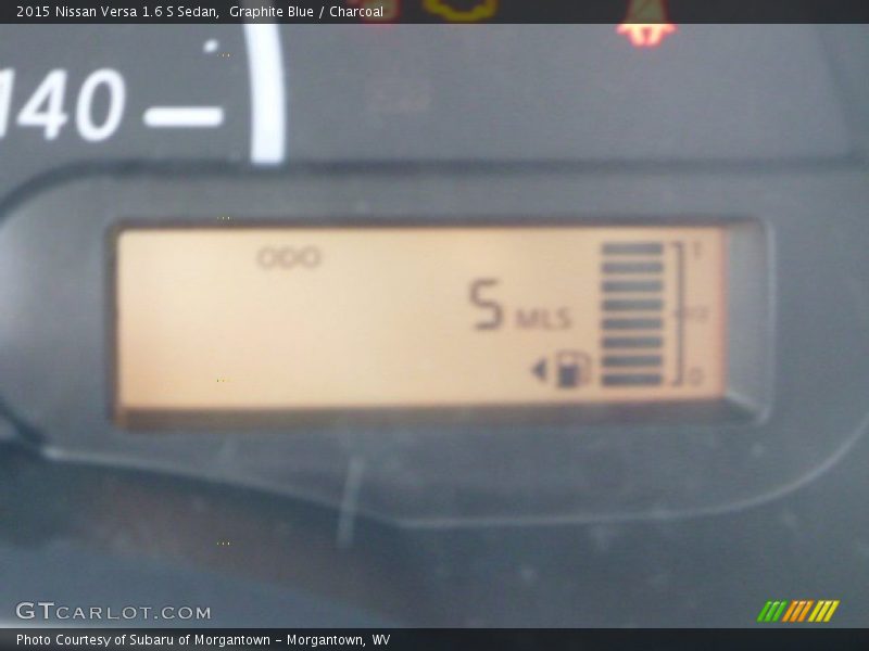 Graphite Blue / Charcoal 2015 Nissan Versa 1.6 S Sedan