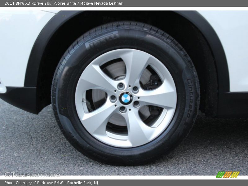 Alpine White / Mojave Nevada Leather 2011 BMW X3 xDrive 28i
