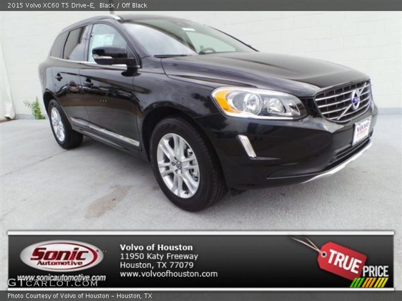 Black / Off Black 2015 Volvo XC60 T5 Drive-E