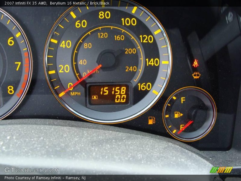 Beryllium 16 Metallic / Brick/Black 2007 Infiniti FX 35 AWD