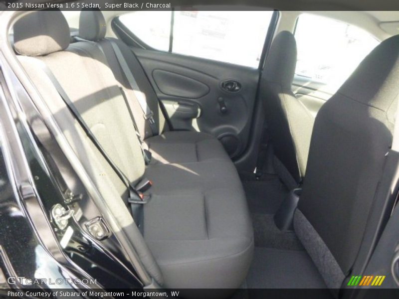 Super Black / Charcoal 2015 Nissan Versa 1.6 S Sedan