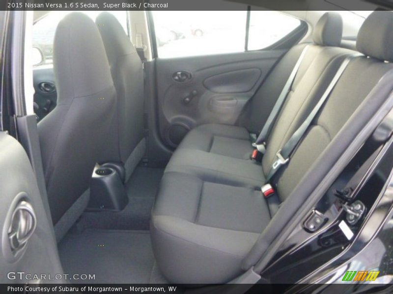Super Black / Charcoal 2015 Nissan Versa 1.6 S Sedan