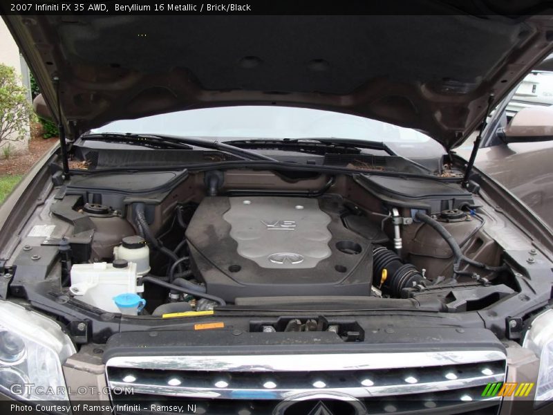 Beryllium 16 Metallic / Brick/Black 2007 Infiniti FX 35 AWD