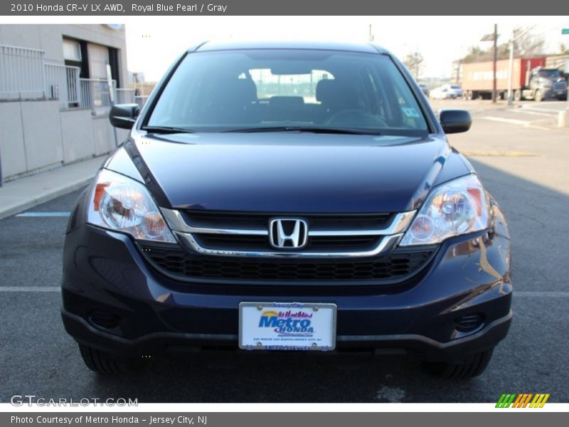 Royal Blue Pearl / Gray 2010 Honda CR-V LX AWD