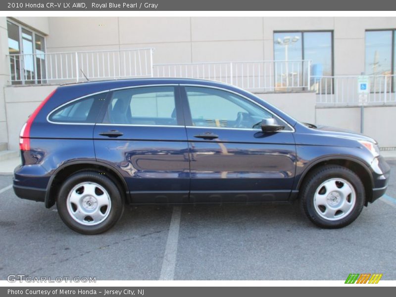Royal Blue Pearl / Gray 2010 Honda CR-V LX AWD
