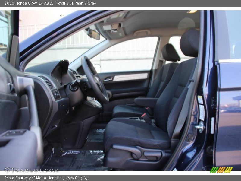 Royal Blue Pearl / Gray 2010 Honda CR-V LX AWD