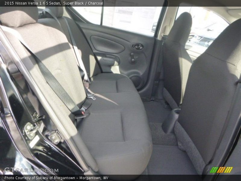 Super Black / Charcoal 2015 Nissan Versa 1.6 S Sedan