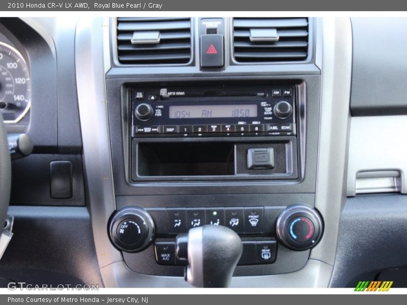 Royal Blue Pearl / Gray 2010 Honda CR-V LX AWD