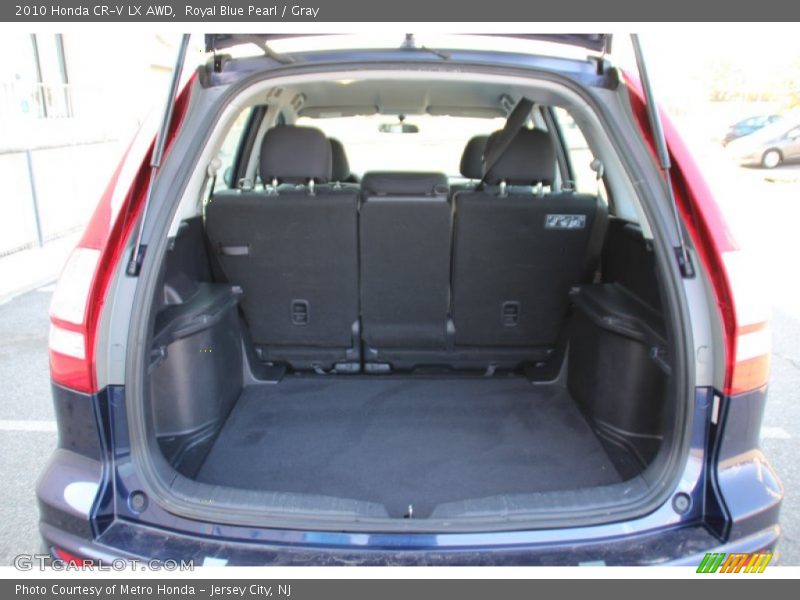 Royal Blue Pearl / Gray 2010 Honda CR-V LX AWD
