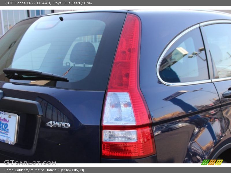 Royal Blue Pearl / Gray 2010 Honda CR-V LX AWD