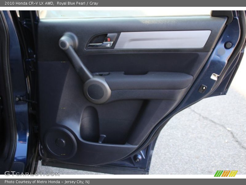 Royal Blue Pearl / Gray 2010 Honda CR-V LX AWD