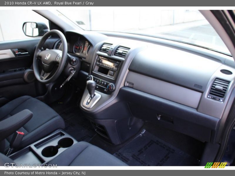 Royal Blue Pearl / Gray 2010 Honda CR-V LX AWD