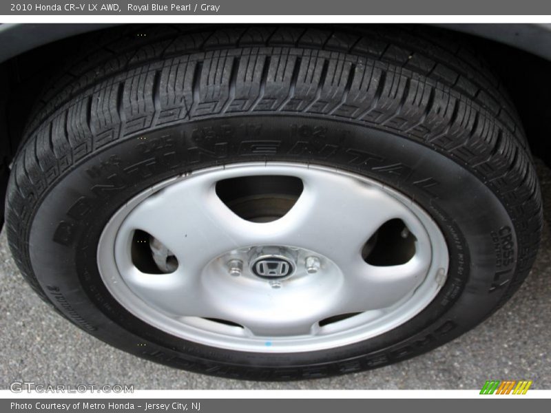 Royal Blue Pearl / Gray 2010 Honda CR-V LX AWD