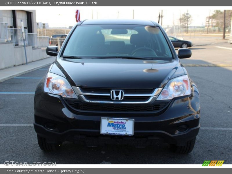 Crystal Black Pearl / Black 2010 Honda CR-V LX AWD