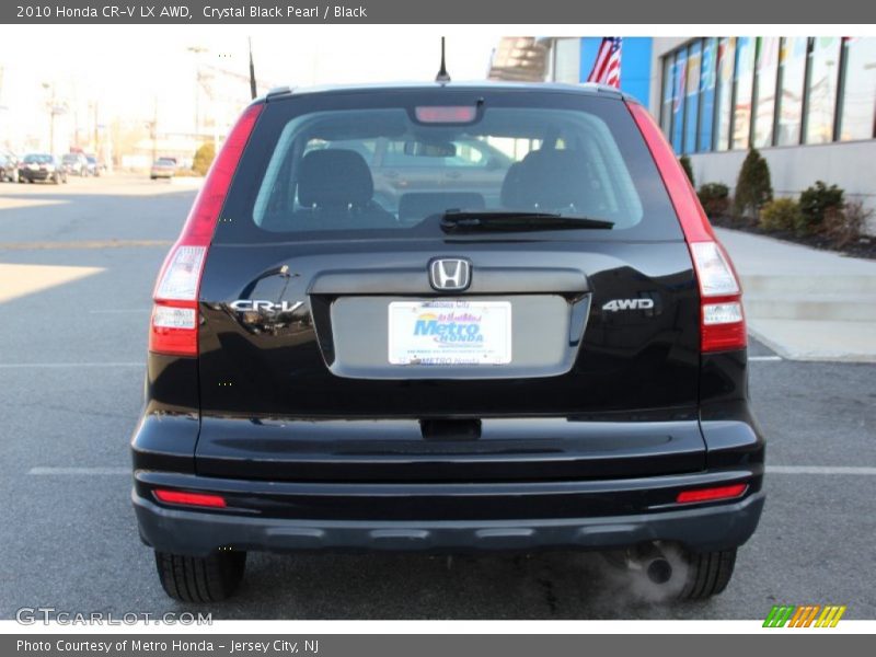 Crystal Black Pearl / Black 2010 Honda CR-V LX AWD