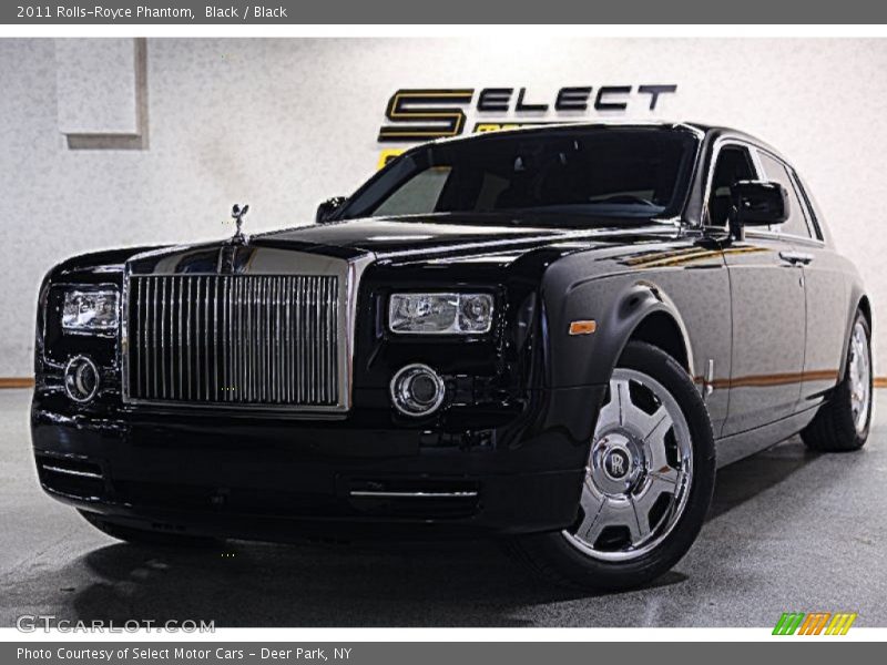 Black / Black 2011 Rolls-Royce Phantom