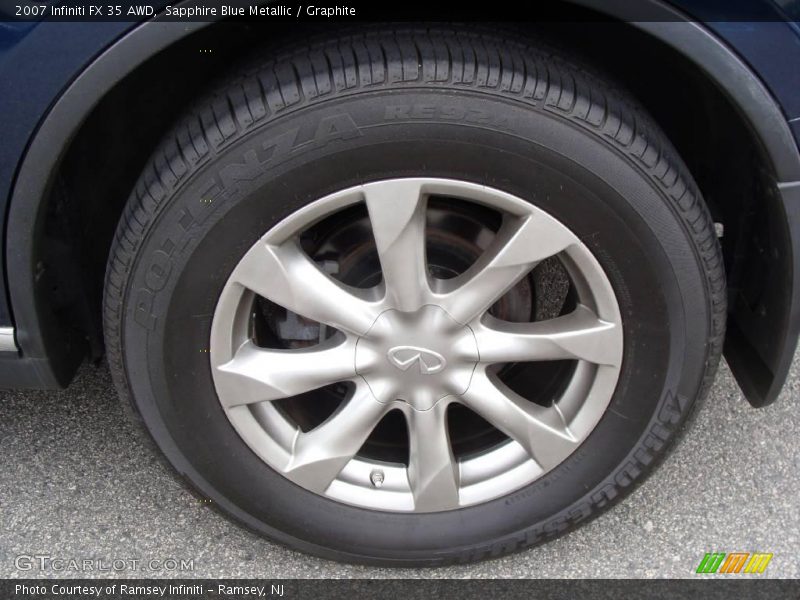 Sapphire Blue Metallic / Graphite 2007 Infiniti FX 35 AWD