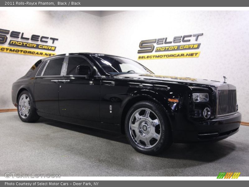 Black / Black 2011 Rolls-Royce Phantom