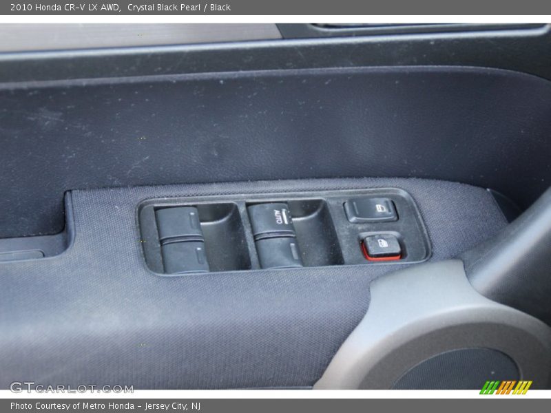 Crystal Black Pearl / Black 2010 Honda CR-V LX AWD