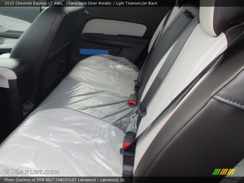 Champagne Silver Metallic / Light Titanium/Jet Black 2015 Chevrolet Equinox LT AWD