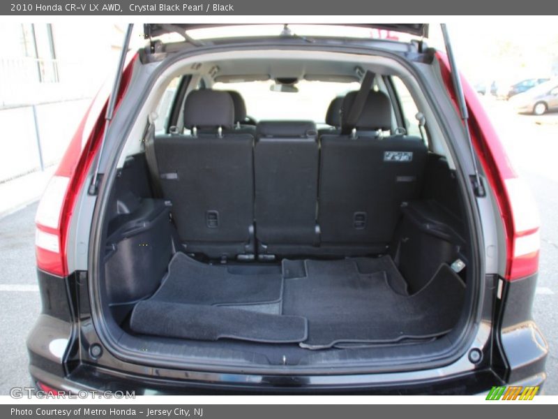 Crystal Black Pearl / Black 2010 Honda CR-V LX AWD