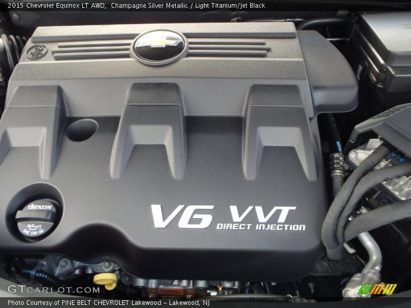 Champagne Silver Metallic / Light Titanium/Jet Black 2015 Chevrolet Equinox LT AWD