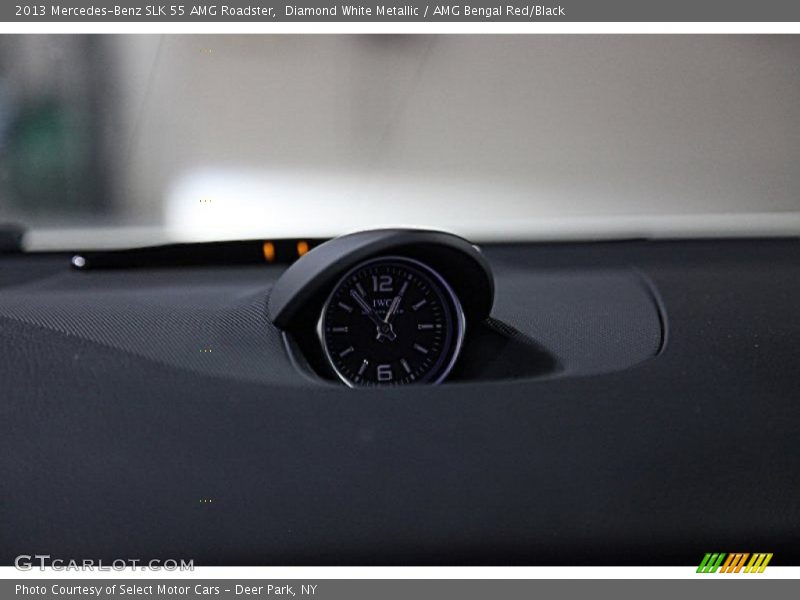 Diamond White Metallic / AMG Bengal Red/Black 2013 Mercedes-Benz SLK 55 AMG Roadster