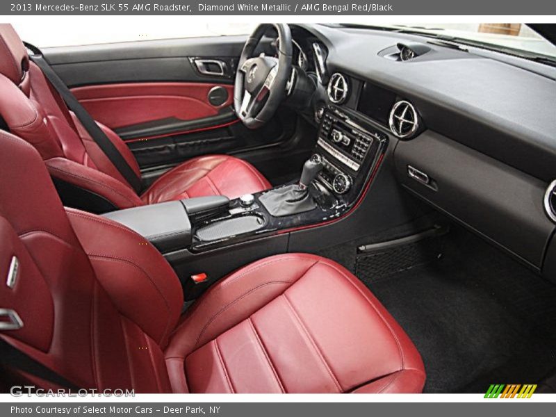  2013 SLK 55 AMG Roadster AMG Bengal Red/Black Interior