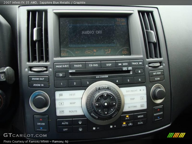 Sapphire Blue Metallic / Graphite 2007 Infiniti FX 35 AWD