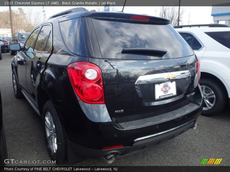 Black Granite Metallic / Jet Black 2015 Chevrolet Equinox LT AWD