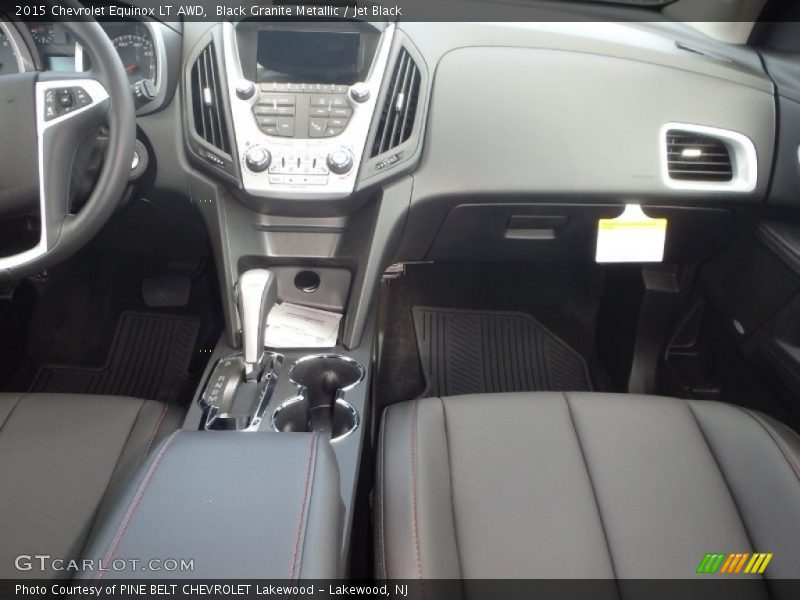 Black Granite Metallic / Jet Black 2015 Chevrolet Equinox LT AWD