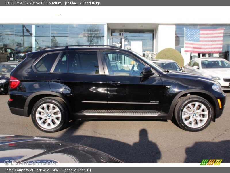 Jet Black / Sand Beige 2012 BMW X5 xDrive35i Premium