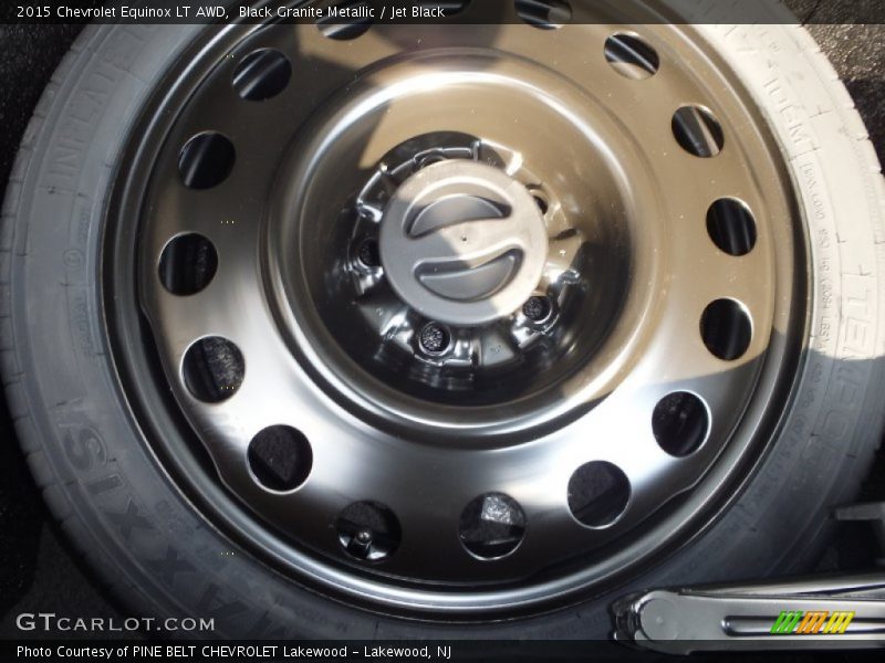Black Granite Metallic / Jet Black 2015 Chevrolet Equinox LT AWD