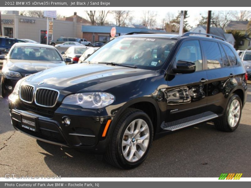 Jet Black / Sand Beige 2012 BMW X5 xDrive35i Premium