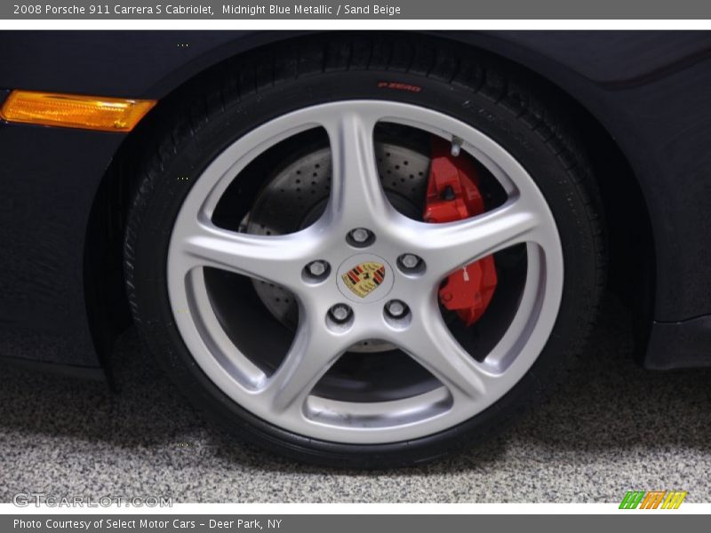 Midnight Blue Metallic / Sand Beige 2008 Porsche 911 Carrera S Cabriolet