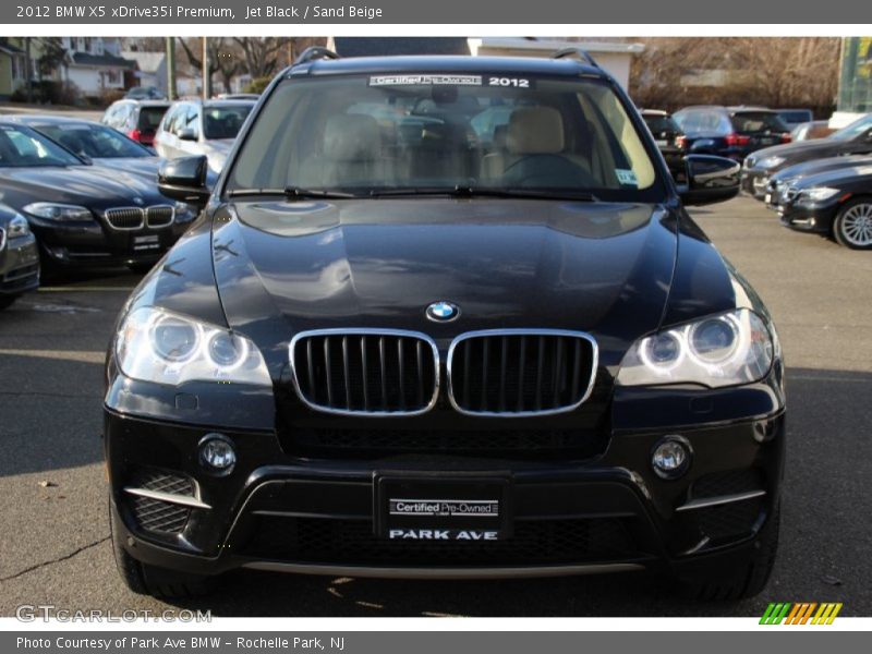 Jet Black / Sand Beige 2012 BMW X5 xDrive35i Premium