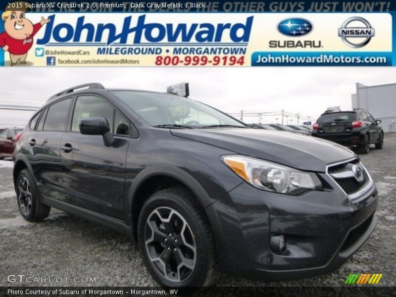 Dark Gray Metallic / Black 2015 Subaru XV Crosstrek 2.0i Premium