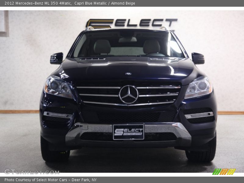 Capri Blue Metallic / Almond Beige 2012 Mercedes-Benz ML 350 4Matic