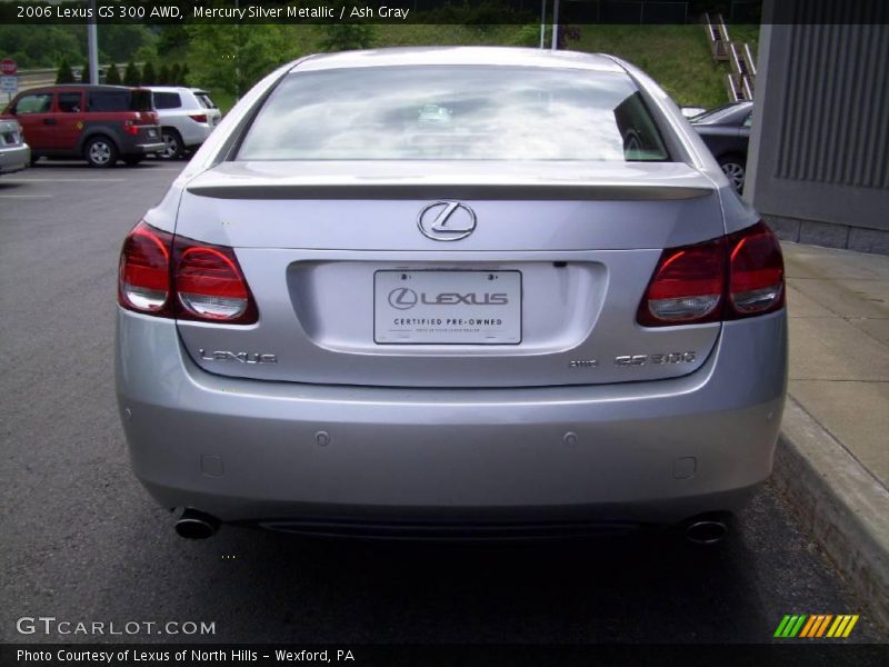 Mercury Silver Metallic / Ash Gray 2006 Lexus GS 300 AWD