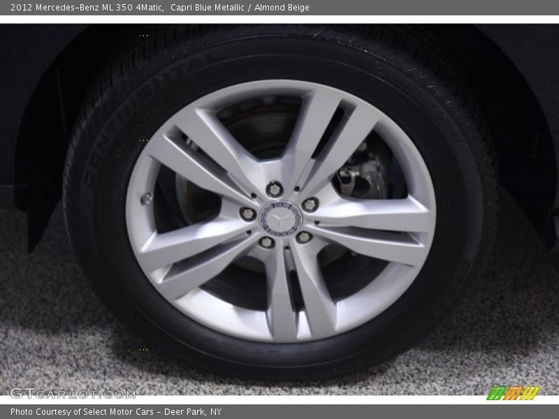 Capri Blue Metallic / Almond Beige 2012 Mercedes-Benz ML 350 4Matic